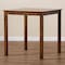 Baxton Studio Lenoir Walnut Wood Counter Height Pub Table 168-10903 - alternate 6